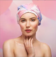 

New Product Ideas 2019 Waterproof Eco-friendly Premium Luxury Hotel Mommy Baby Hair Spa Bath Shower Cap with Stand Box