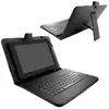Universal Leather Case Cover Stand with Micro Cable Keyboard for 10 Inch Tablets