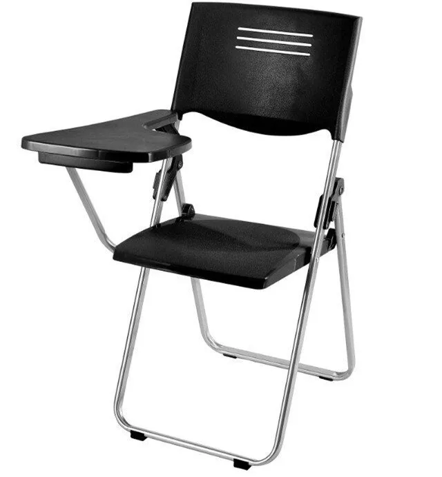 Meeting Room Chairs With Writing Tablet / Folding Training Chairs Desk