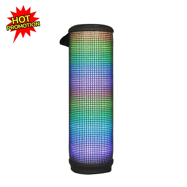 

China Suppliers Portable Custom Outdoor Music Bluetooth Smart LED Light Speaker, Black