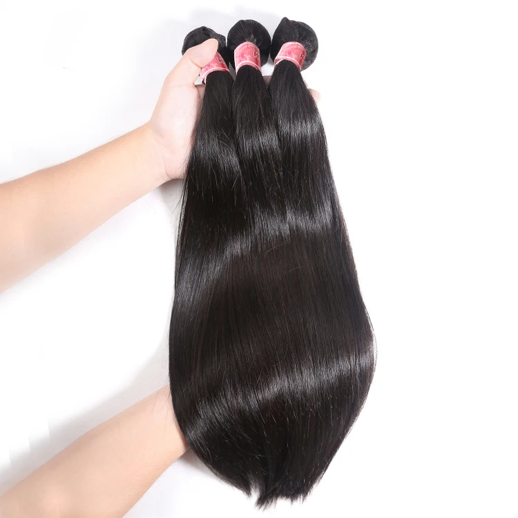 

Top Quality Remy Hair Weave Virgin Cuticle Aligned Brazilian Straight Hair Bundles in Hair Extension for Black Women Discount