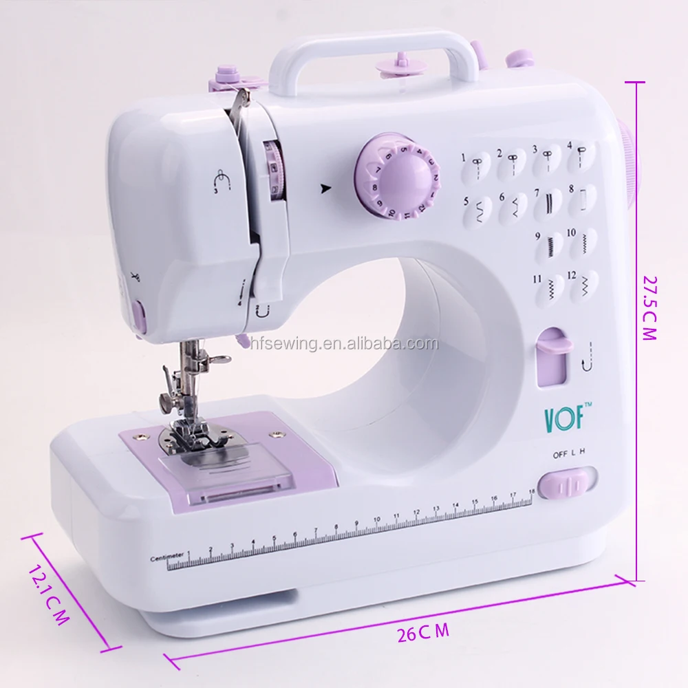 VOF FHSM-506 China Multifunction Embroidery Wig sewing machine with 12 stitches