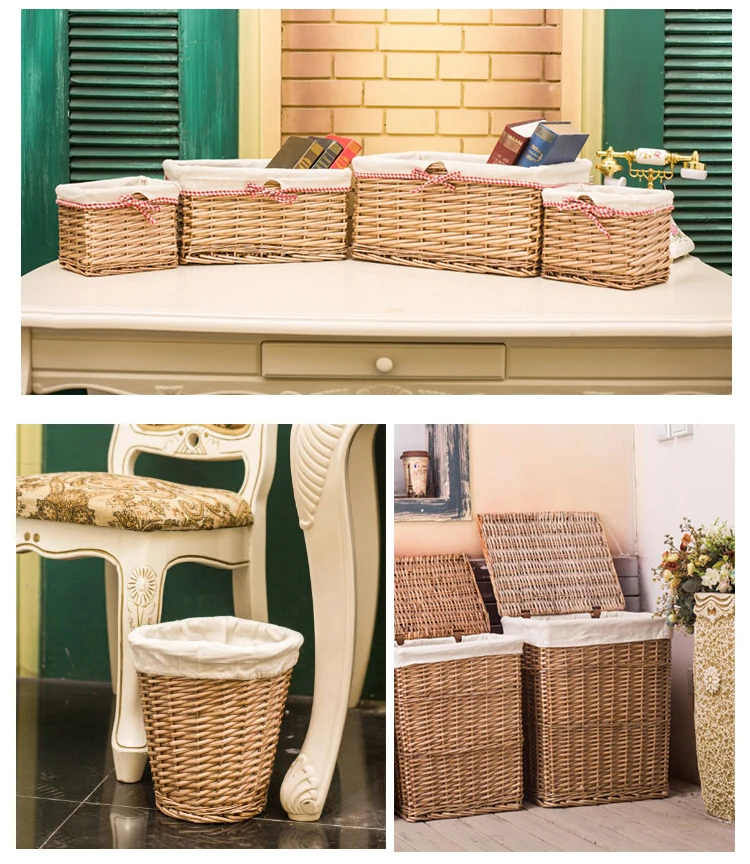 wholesale gift basket wicker storage basket