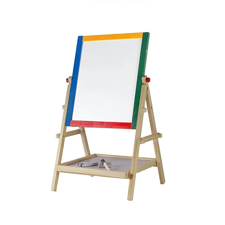 Good Quality Preschool Furniture Wooden Drawing Easel Kids Painting ...