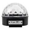 programmable with manual mp3 crystal light led small magic ball