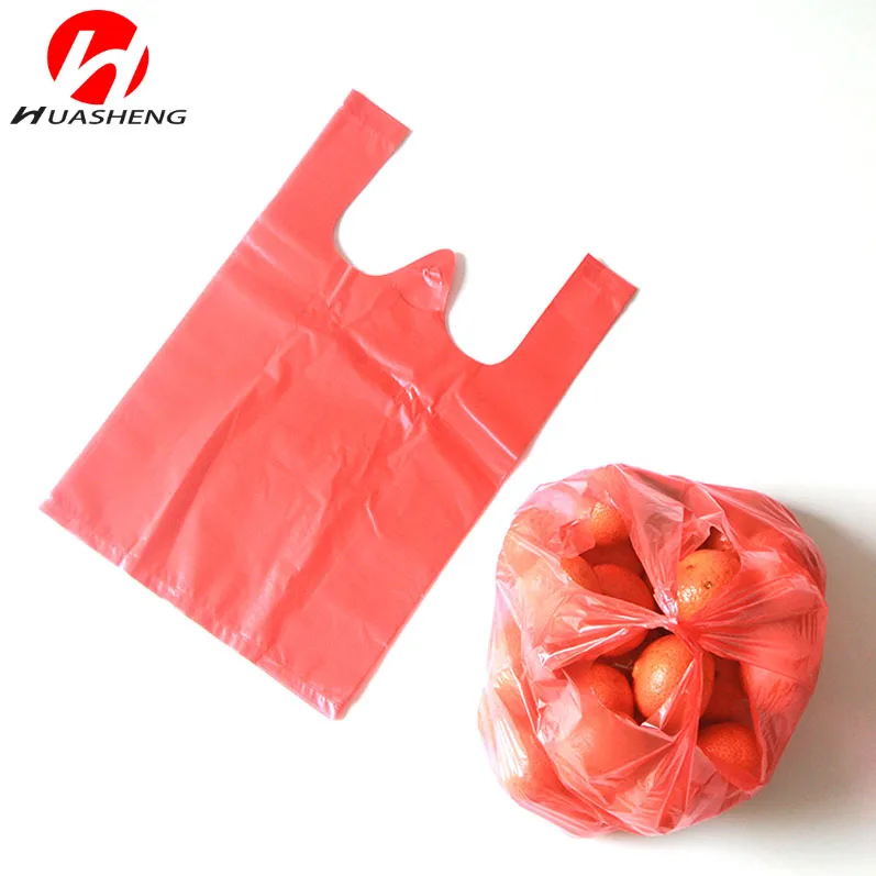 
Compostable Biodegradable Plastic T-shirt Carrier Bags 