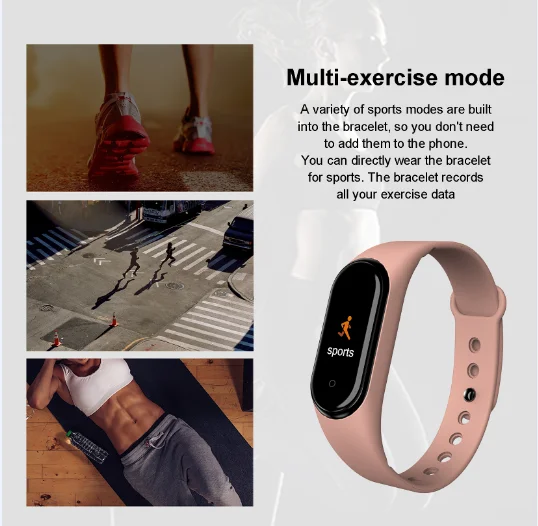 
M4 Fitness Watch Smart Bracelet Heart Rate Smart Watch Xiaomi mi Band 4 
