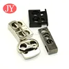 Double Hole Metal Cord Locks End Spring Stop Toggle Stoppers