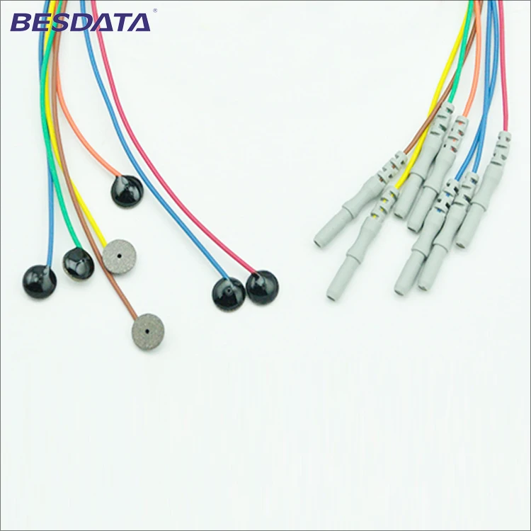 Sintered Ag/agcl Wire Electrode Neurofeedback And Research Low Noise