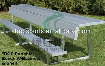 Portable Bench With Back,Simple Aluminum Bleacher - Buy ...