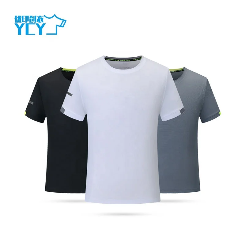 

Hot Sale Chinese Lightweight Gents Quick Dry T-shirt Gym Blank, Custom Sport T-shirt for Gym, 7 colors