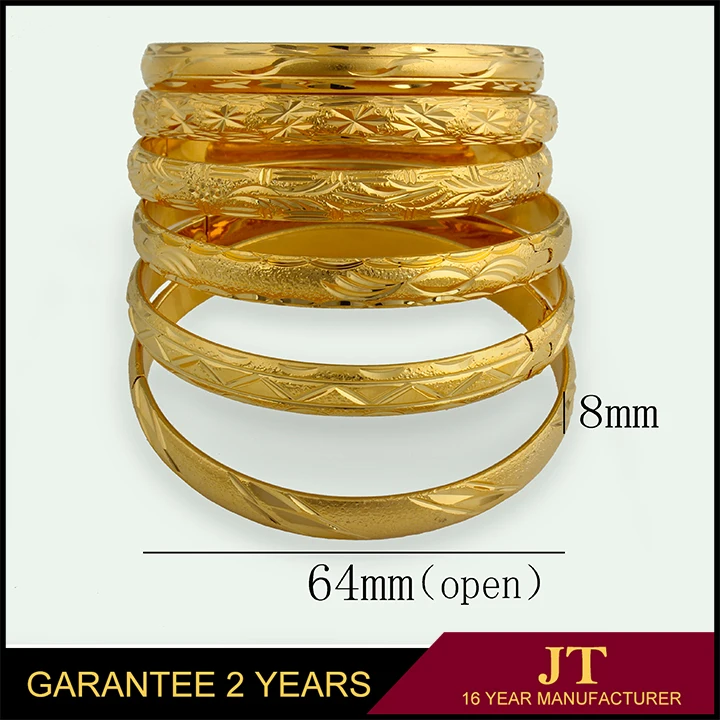 China Wholesale Custom 18k Gold Bangle Saudi Arabia Jewelry - Buy 18k ...