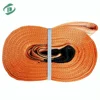 High tensile Polypropylene flat webbing slings design yellow lifting straps for sale