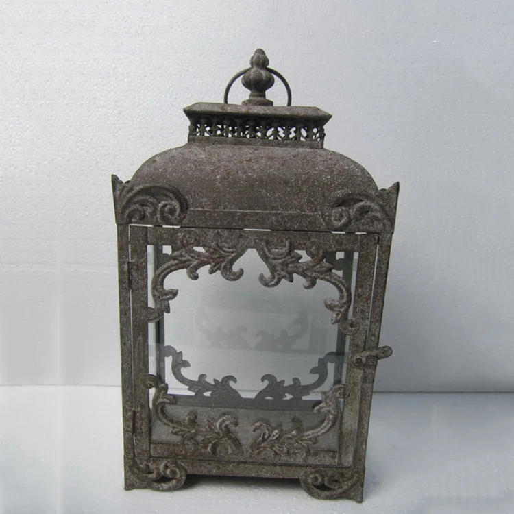 Outdoor Wrought Cast Iron Candle Holder Decorative Lantern Buy
