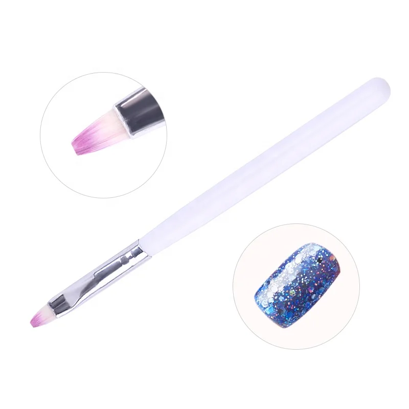 

Misscheering White Nail Art Brush UV Gel Polish Painting Drawing Gradient Brushes Nail Pen For DIY Nail Tip Accessories Manicure