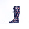 Wholesale Market china woman boots waterproof shoes women rain pvc boots black tall rain boots