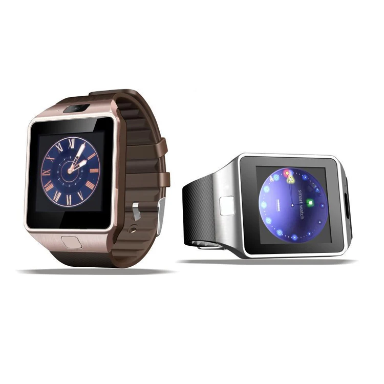 

2019 New Smart Watch dz09 With Camera BT WristWatch SIM Card Smartwatch Support Multi languages, Black;white;sliver;gold