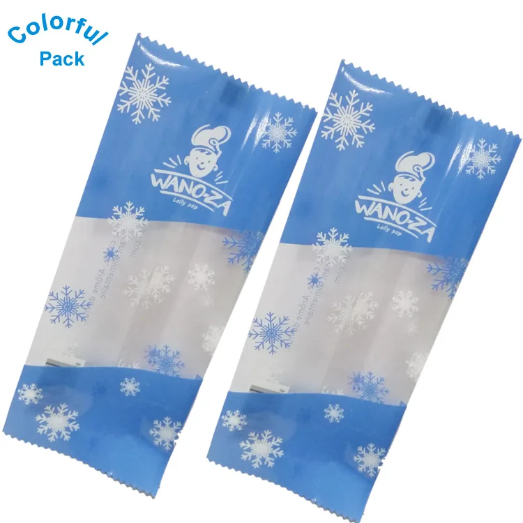 Ecofriendly Color Printed Popsicle Packaging Bag Customized Clear
