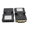 4 Core Fiber Optic DVI Extender Multi mode 500M LC DVI Over Fiber Optic Converter Extender