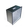 China supplier large air flow flange deep pleated H13 hepa filter
