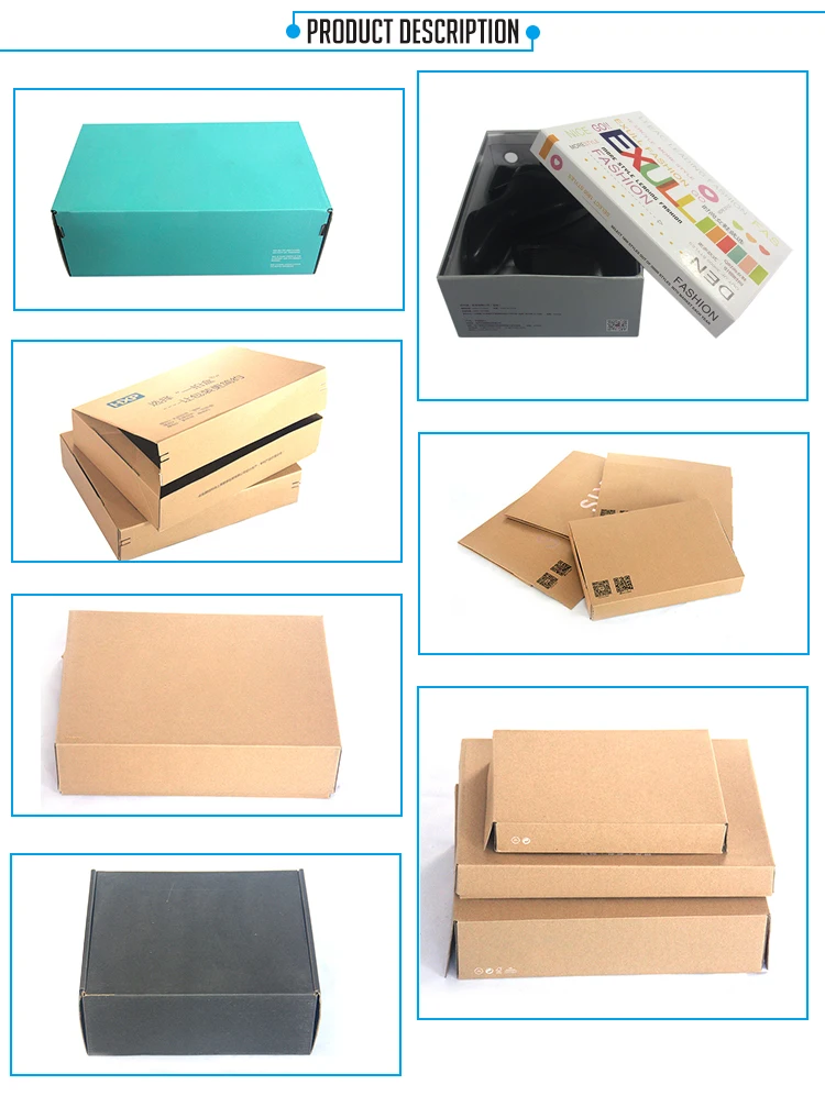 Customized Size Apparel Courier Delivery Box Corrugated Boxes - Buy ...