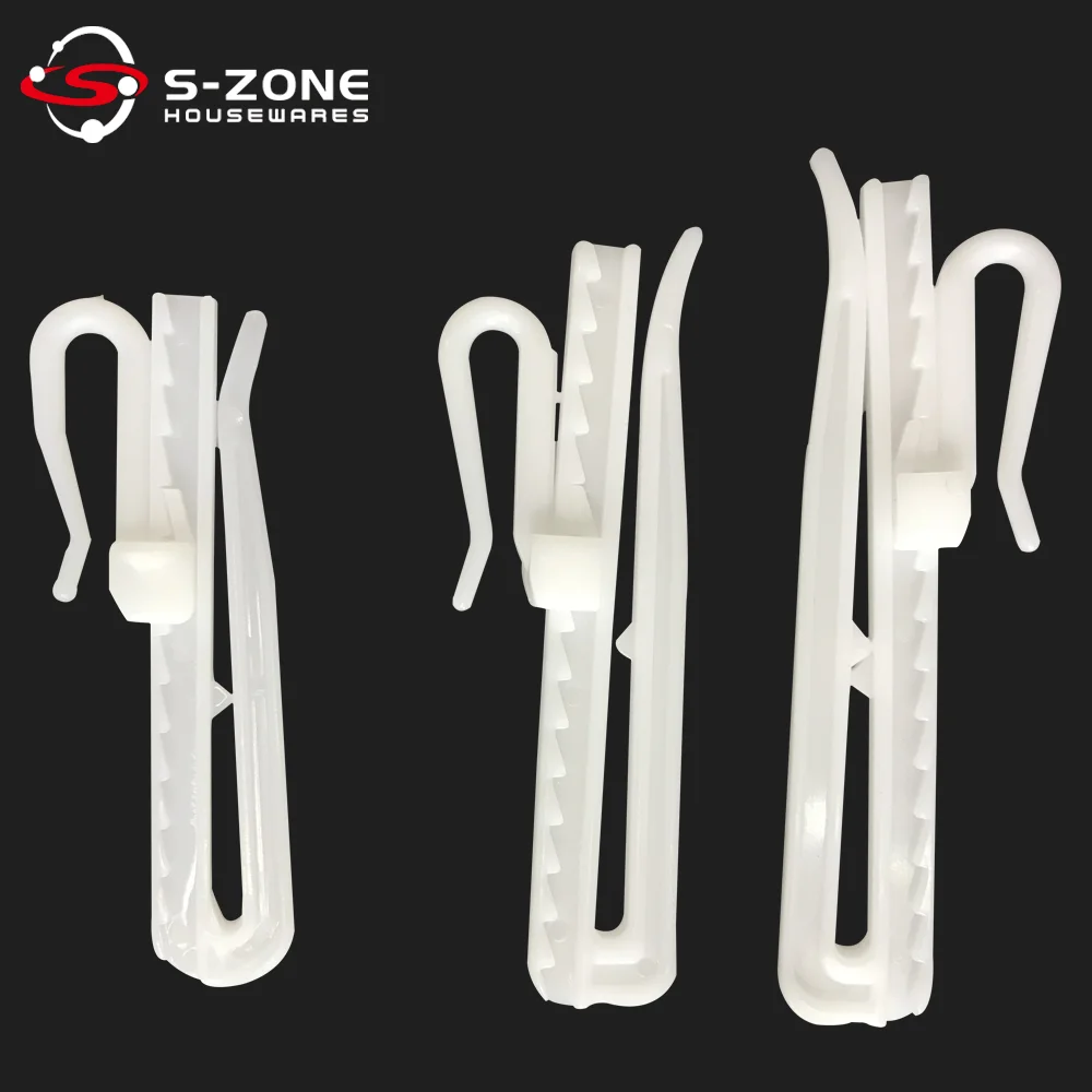 

Szone kinds of decorative adjustable curtain hooks plastic