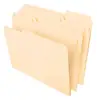 Manila File Folders Letter Size Classic Manila 1/3-Cut Tabs in Left Right Center Positions 100 Per Box