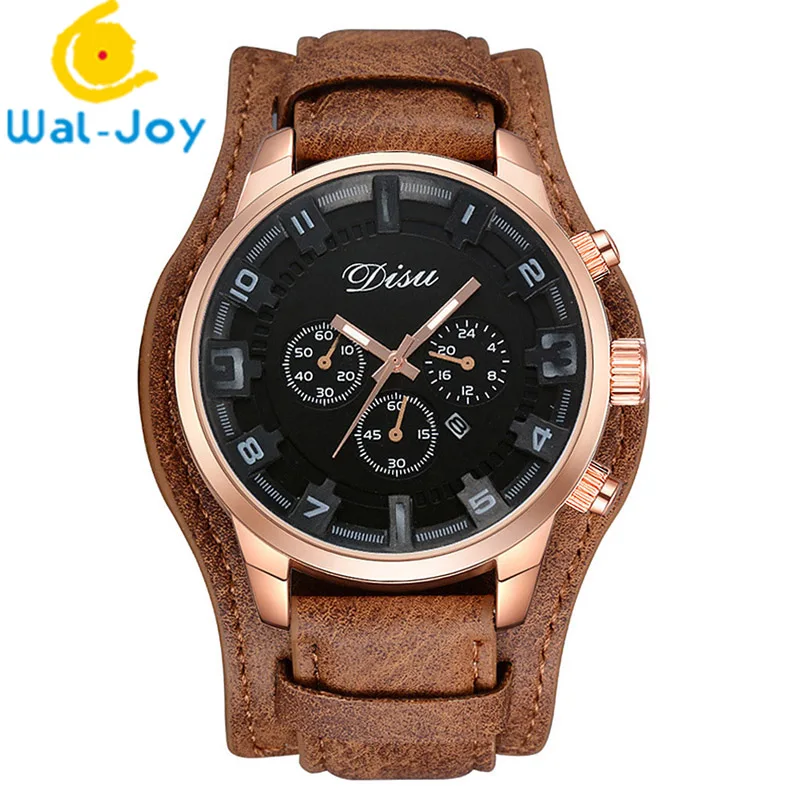 

WJ-6500 Latest Leather Band Men Decorate Best Gift Fancy Boys Wrist Watch