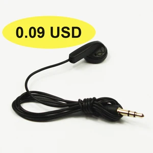 Very cheap price one ear earplugs single side disposable earphones for single use