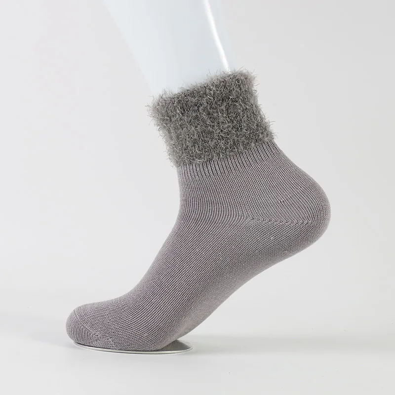 

2021 warm winter 84N knitted womens lady quality wholesale cute socks, As pic