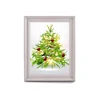Christmas family tree plastic wholesale a2 plastic pictures poster frame
