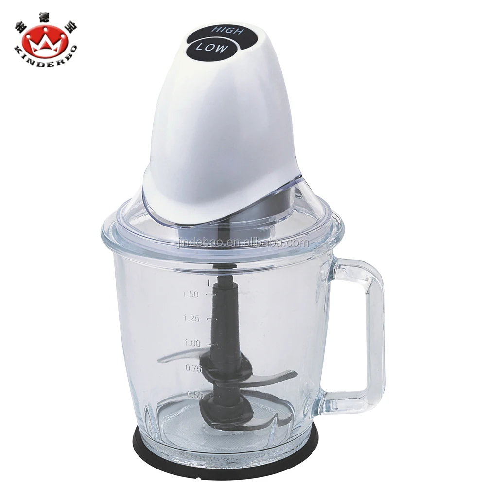 1.5l Glass Bowl Electric Mini Quick Chopper Buy Glass Bowl Food