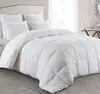 All-Season Goose Down Comforter (Full) - Warm Down Duvet Insert - Baffle Box, Soft Key Print Cotton Shell, Hypoallergenic