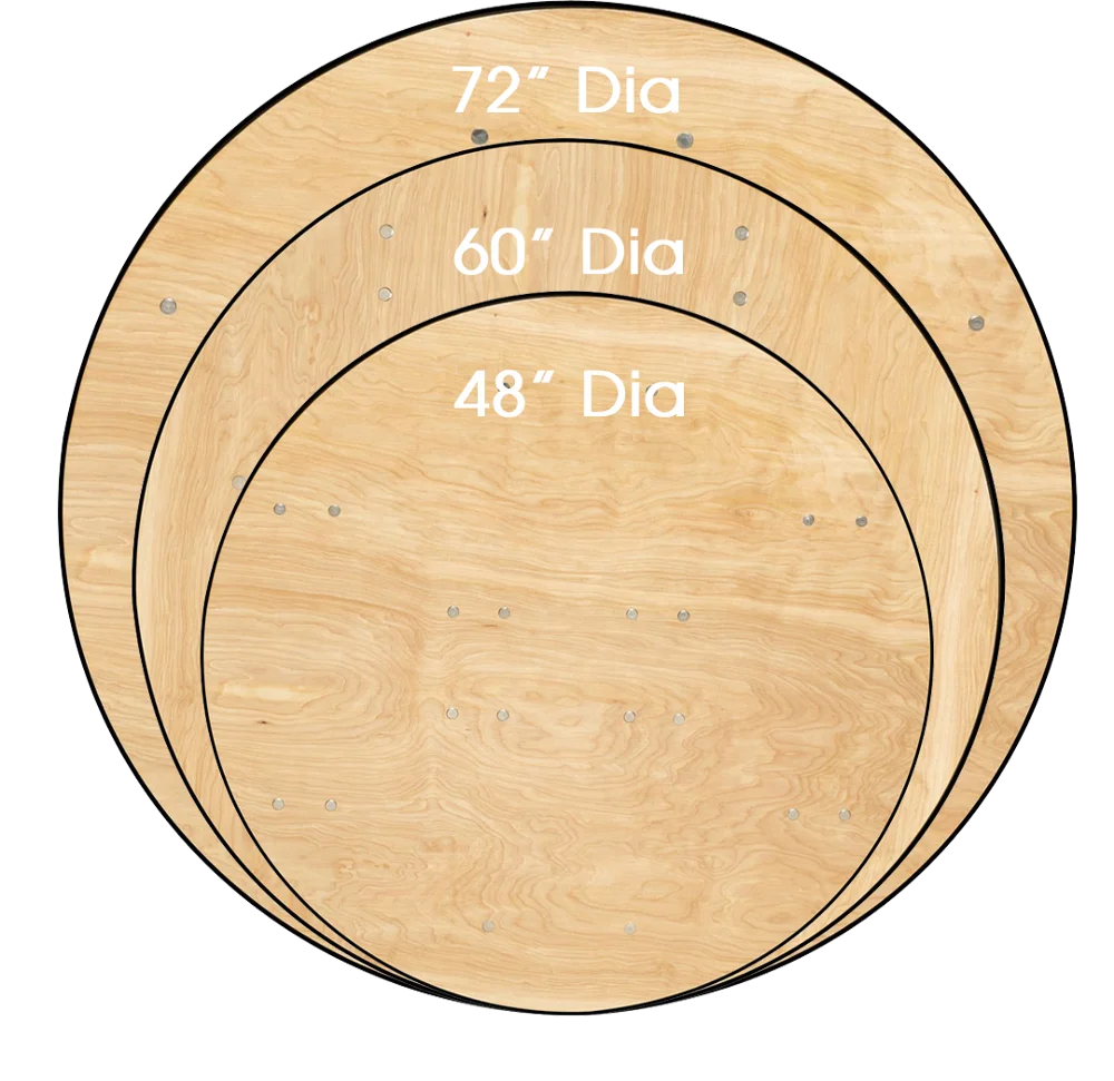 72inch 6ft Round Plastic Wood Folding Tables For Banquet Buy Wood