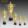 china supplier metal cup trophy with five sizes