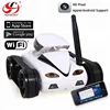 Wholesale toys Real time transmission wifi iphone control spy tank programmable wireless robot remote control car with camera