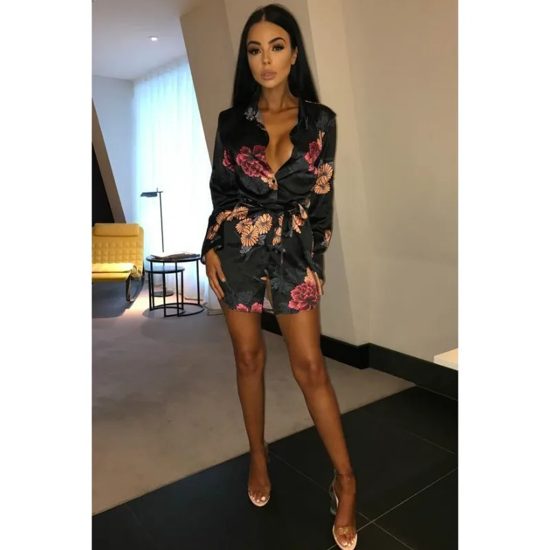 

2019 Women Lace Floral Dress Deep V Neck Sexy Dress Women Mini Bodycon Dresses