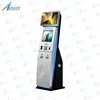 Free Standing Bill Payment Dual Screen Kiosk With Cash Recycler / 80mm Thermal Print Dual Screen