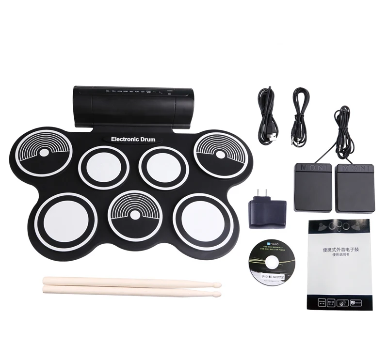 Roll up drum kit. Портативная ударная установка. electronic drum pad. электронная ударная установка алиэкспресс.