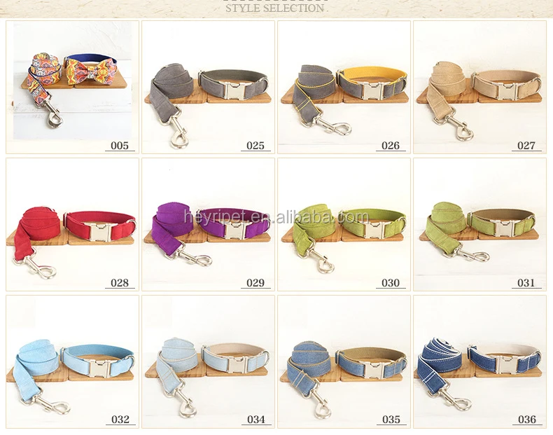 Hot Selling 2022 Customizing Logo Luxury Dog Collar Leash Set Factory