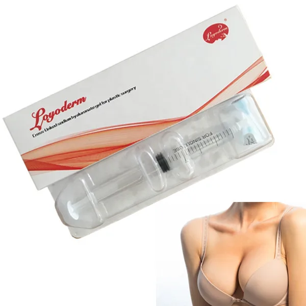 

Loyoderm dermal filler injectable breast enhance buttock high quality 20ml, Transparent