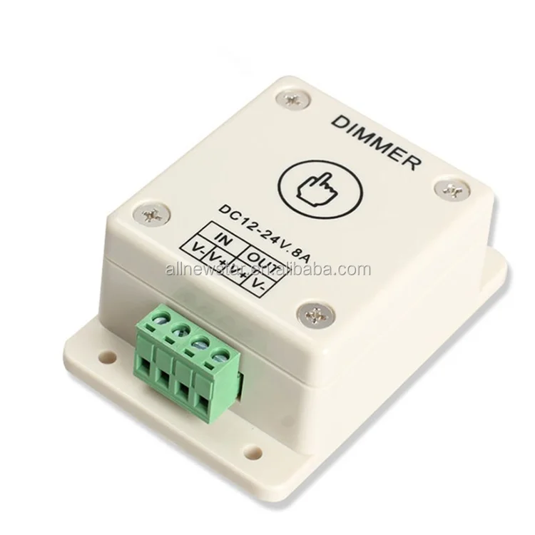 Led Light Dimmer Touch Dimmer Brightness Adjustable Control 8a Dc 12v