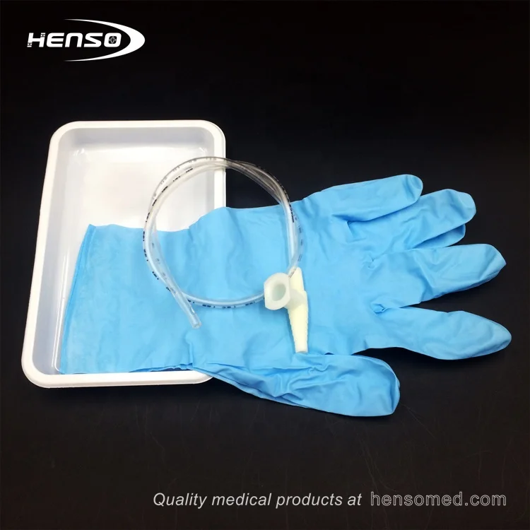 
Disposable Suction Catheter Kit with Nitrile Glove 