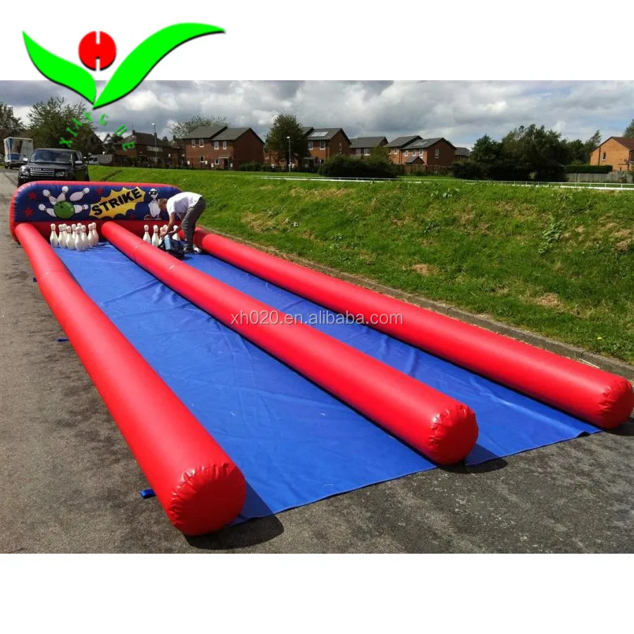 Slide Bowling - Fun for Kids and Adults in Outdoor Games