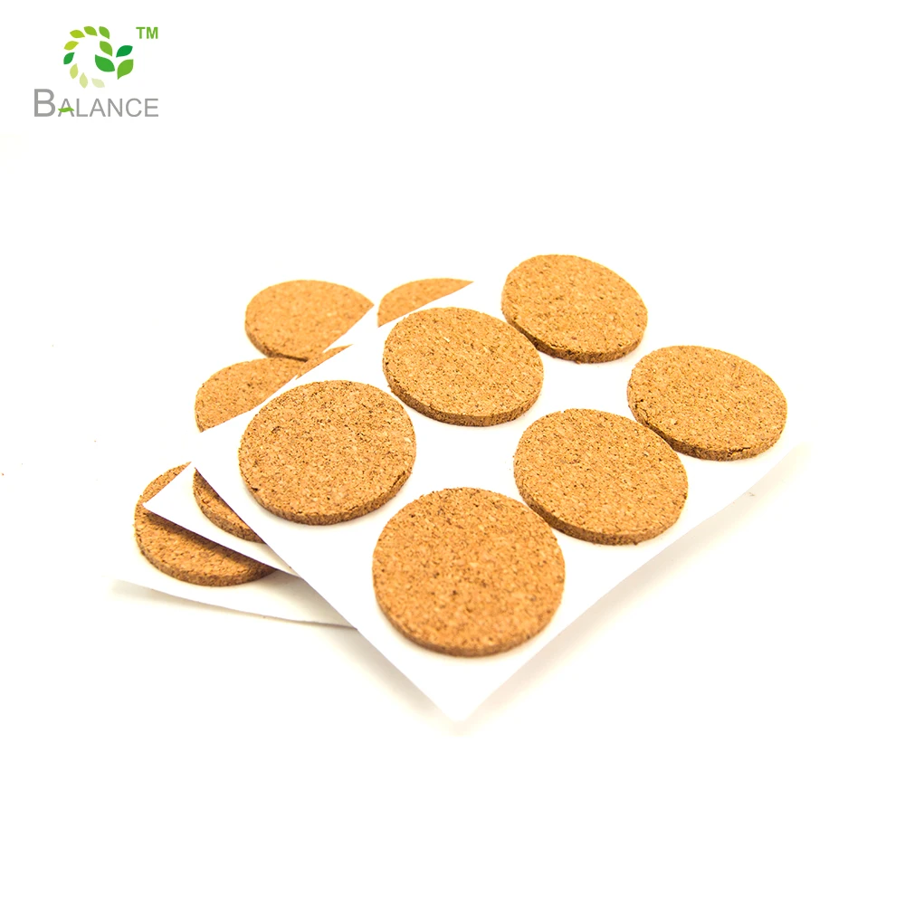 Adhesivebacked Round Sticky Cork Pads Amazon Supplier Self Adhesive