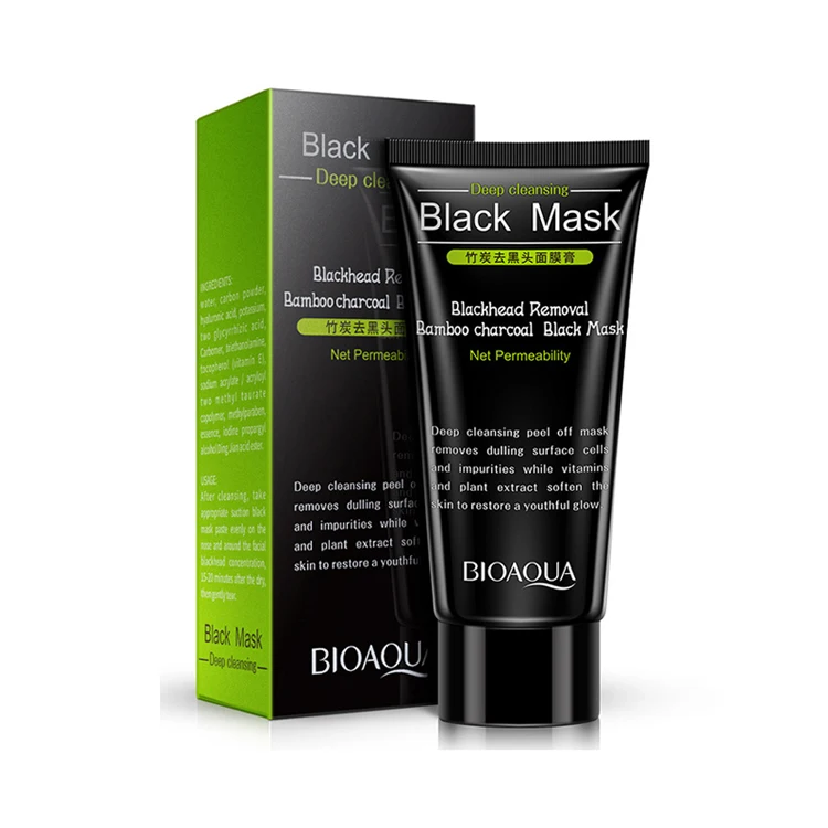 

BIOAQUA bamboo charcoal remove Blackhead face mask deep cleansing black mask