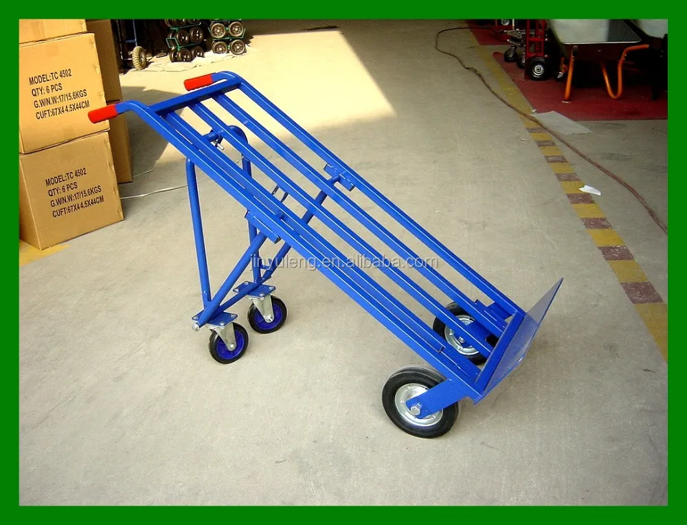 Four wheels multi function heavy duty trolley hand truck trolleys for warehouse Logistics, factory, workshop