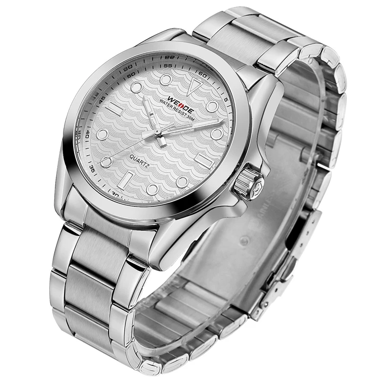 China Factory Stainless Steel 3atm Water Resistant Wristwatch Men ...