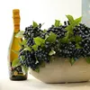 Three heads Artificial Berry Fimulation Fruit Fake Plant Blueberry Flower Wedding Table Decorations