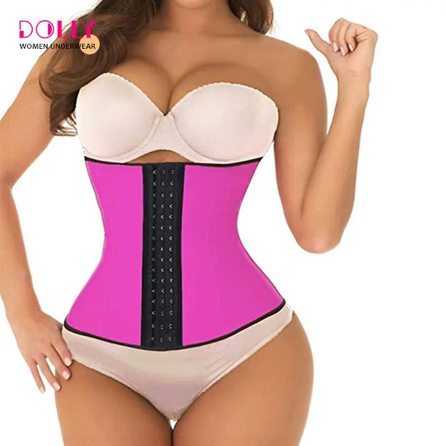 

Latex Slimming Sheaths Girdle 9 Steel Bones Waist Training Corset Waist Body Shaper